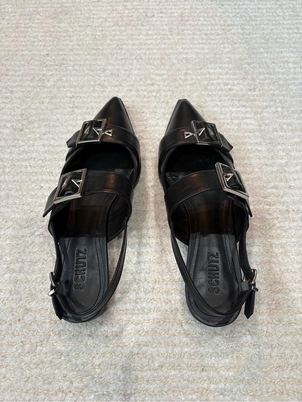Schutz buckle flats 8 black - Picture 3 of 5